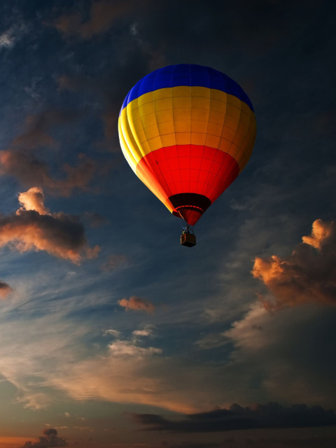 Screenshot №1 pro téma Colorful Air Balloon 480x640