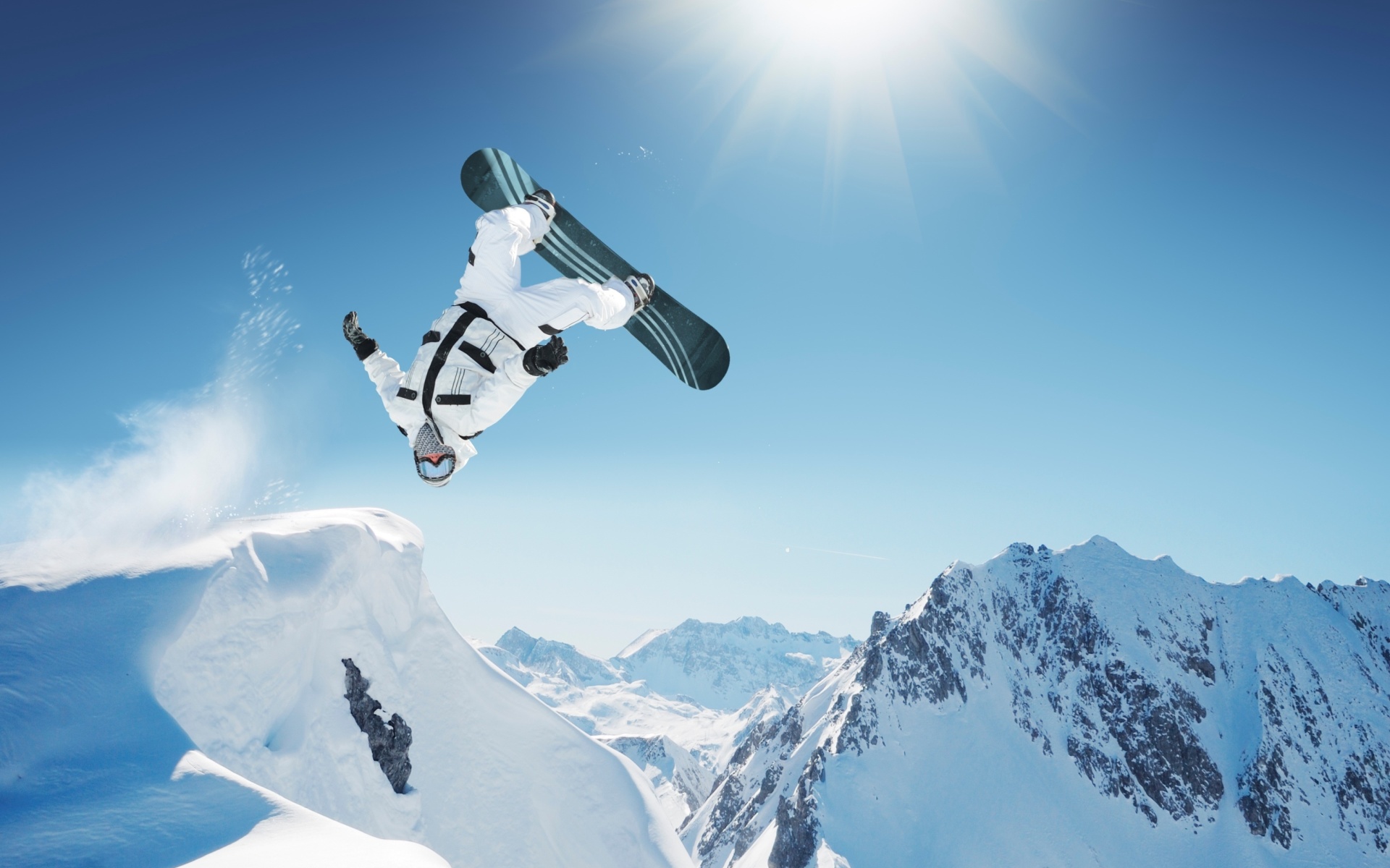 Fondo de pantalla Extreme Snowboarding HD 1920x1200