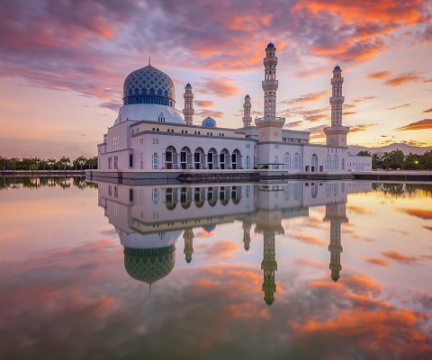 Sfondi Kota Kinabalu City Mosque 480x400