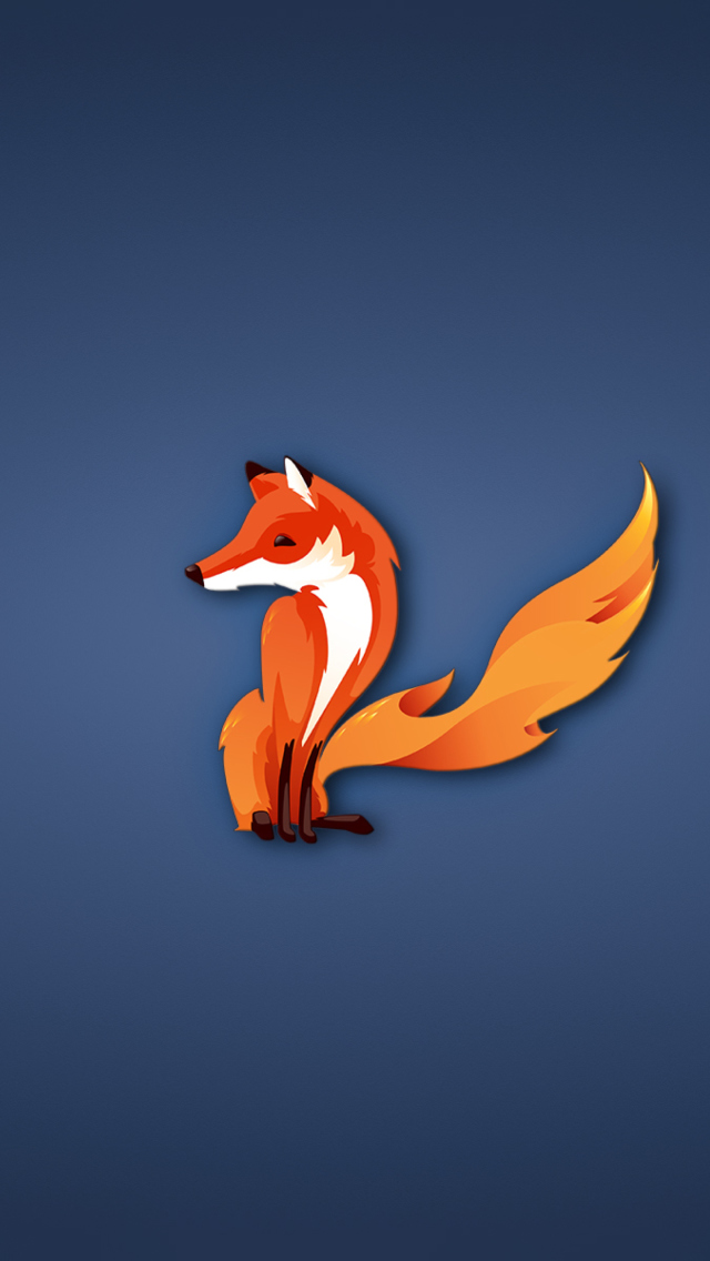 Das Firefox Wallpaper 640x1136