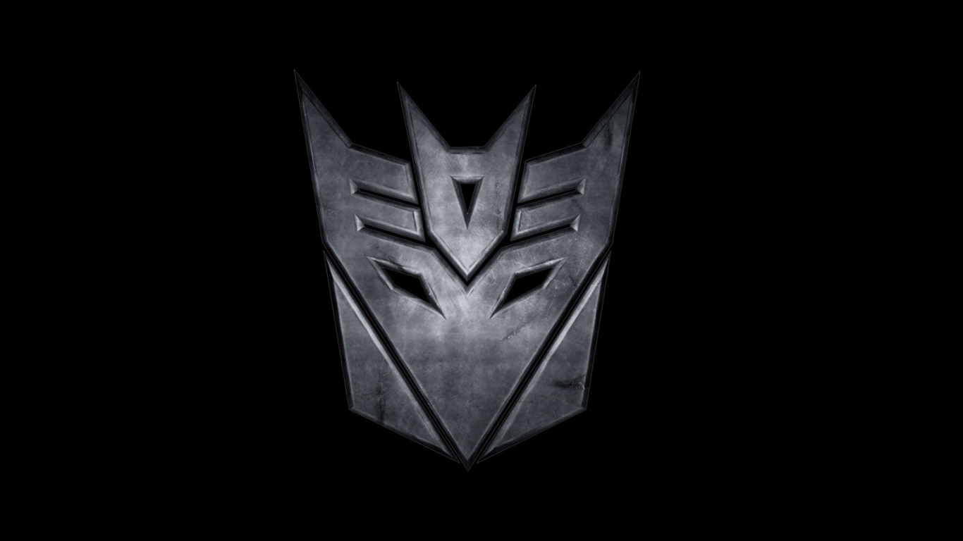 Das Transformers Logo Wallpaper 1366x768