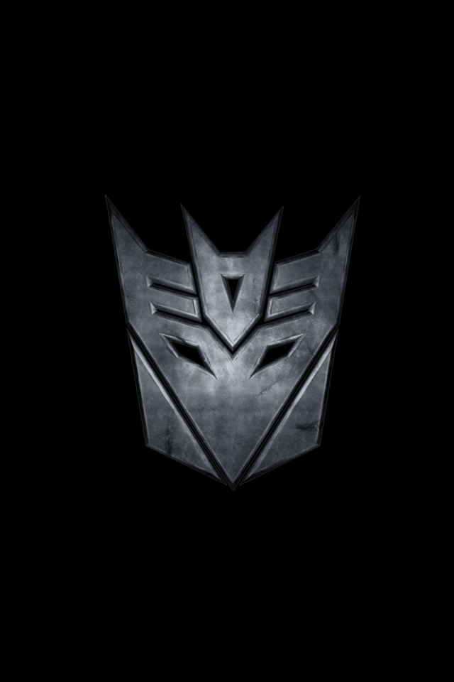 Das Transformers Logo Wallpaper 640x960