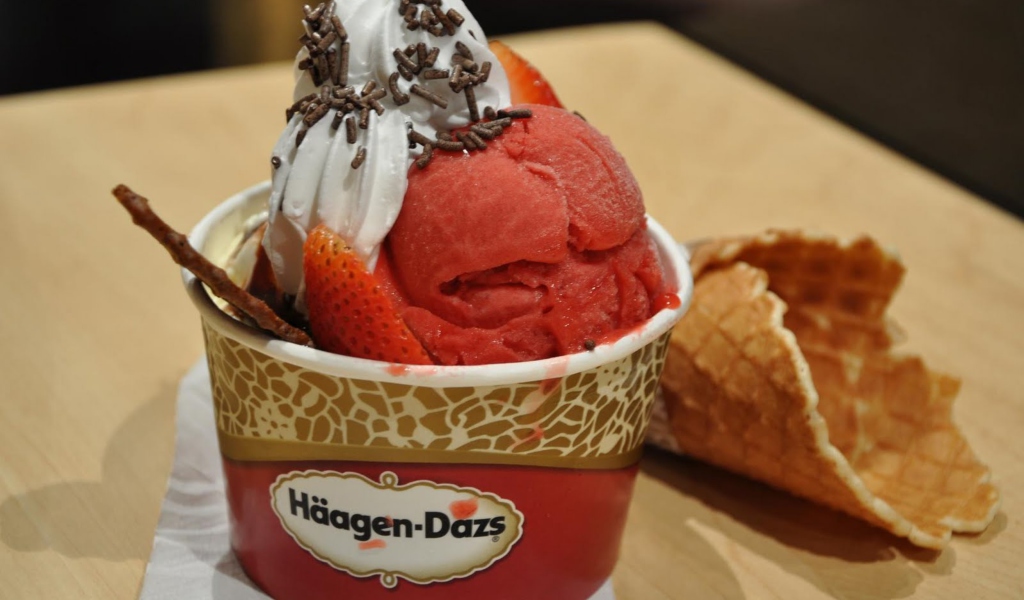 Ice Cream - Häagen-Dazs wallpaper 1024x600