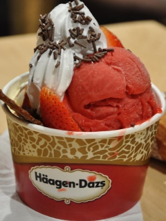 Das Ice Cream - Häagen-Dazs Wallpaper 240x320