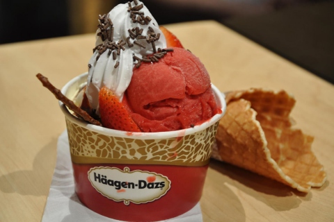 Das Ice Cream - Häagen-Dazs Wallpaper 480x320