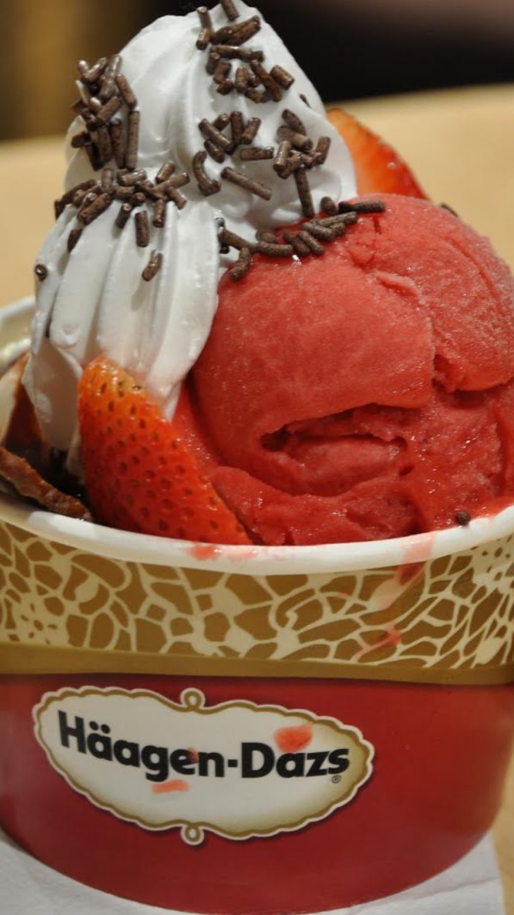 Das Ice Cream - Häagen-Dazs Wallpaper 750x1334
