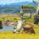 Zebra From Madagascar wallpaper 128x128