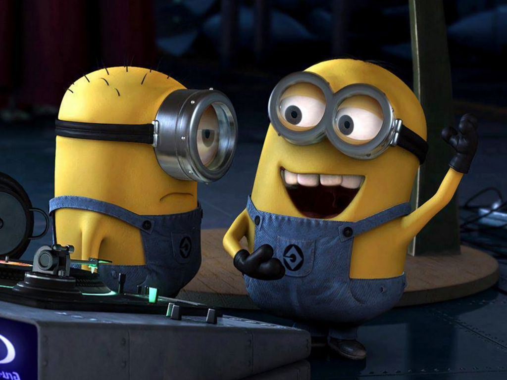 Обои DJ Minions 1024x768