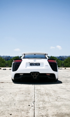 Das White Lexus Wallpaper 240x400