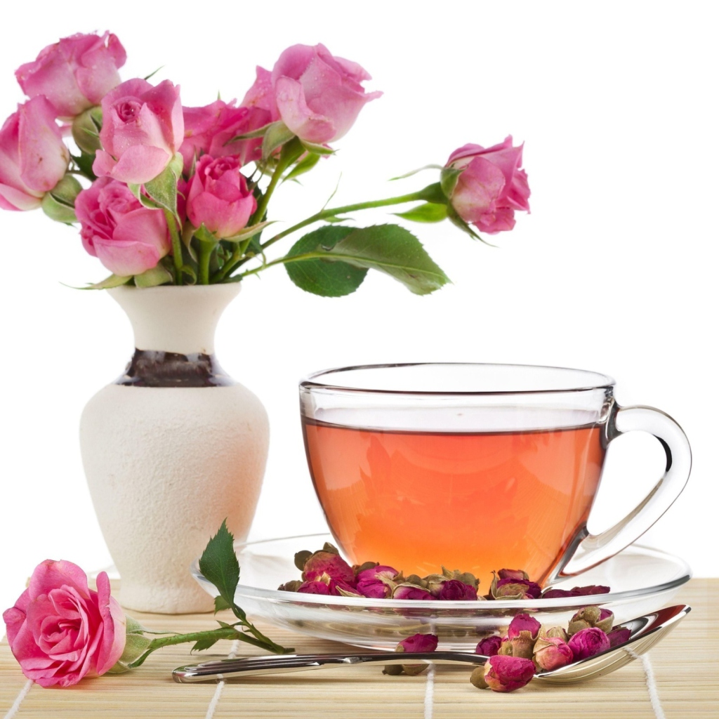 Das Tea And Roses Wallpaper 1024x1024