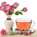 Sfondi Tea And Roses 128x128