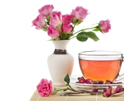 Das Tea And Roses Wallpaper 176x144