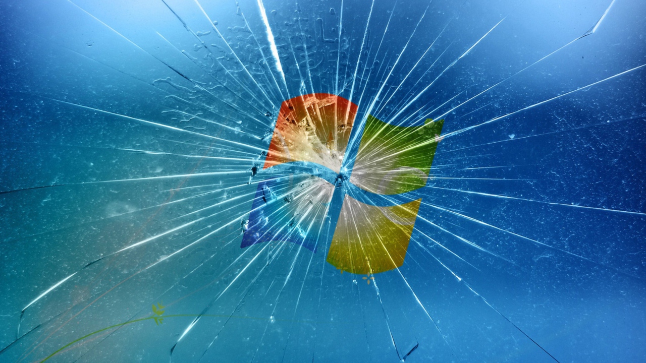 Fondo de pantalla Broken Windows 1280x720