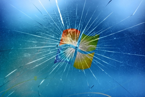 Broken Windows wallpaper 480x320