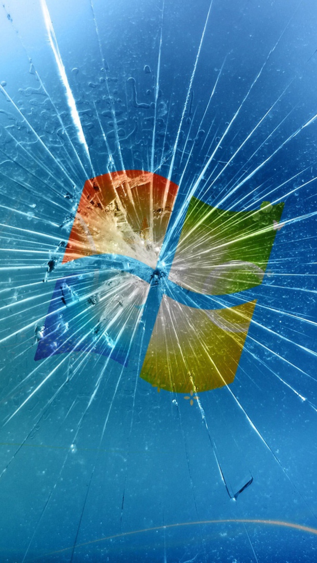 Broken Windows wallpaper 640x1136