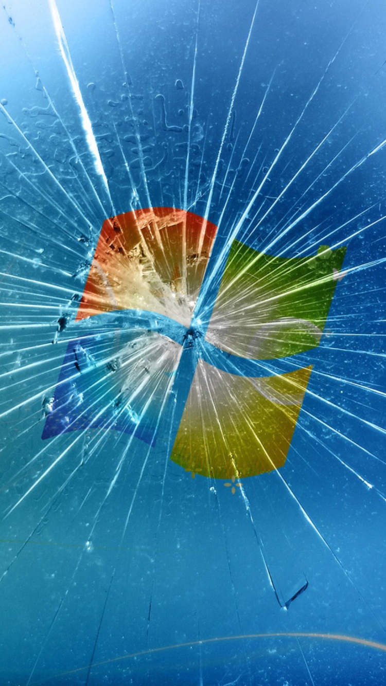 Sfondi Broken Windows 750x1334