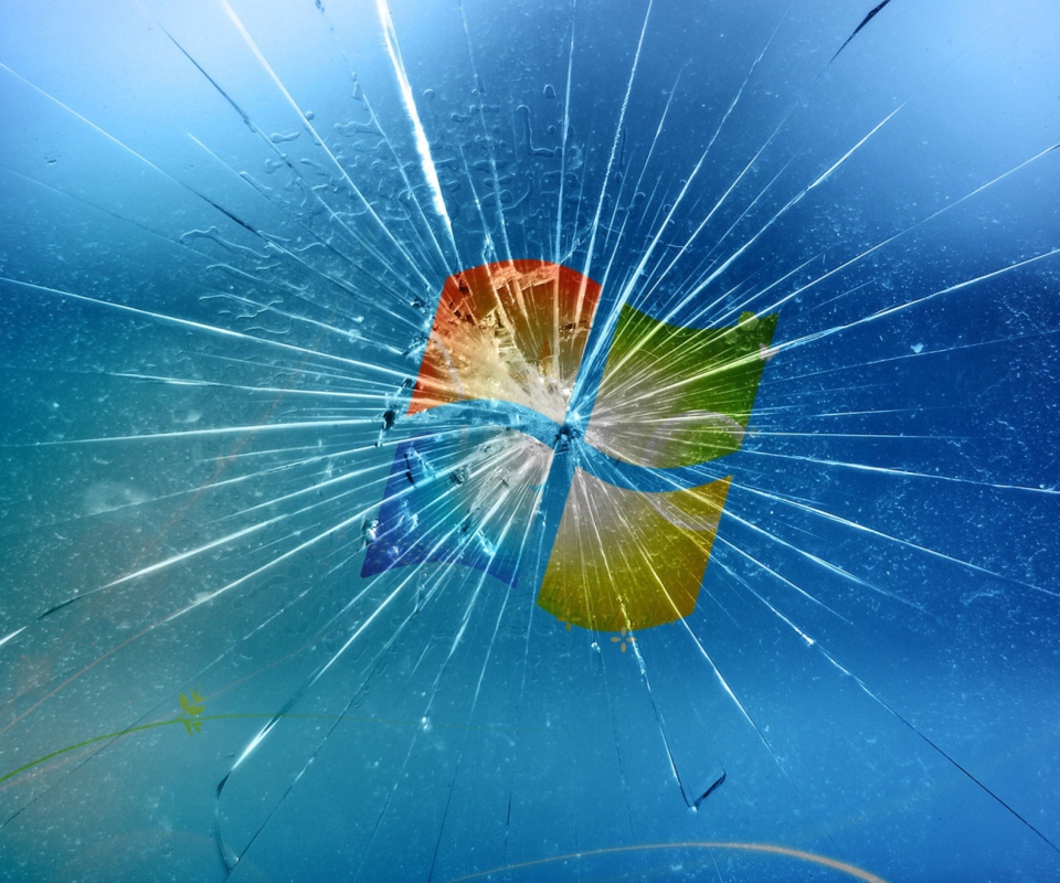 Das Broken Windows Wallpaper 960x800