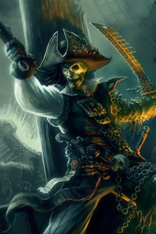 Обои Pirates of the Caribbean: Armada of the Damned 320x480