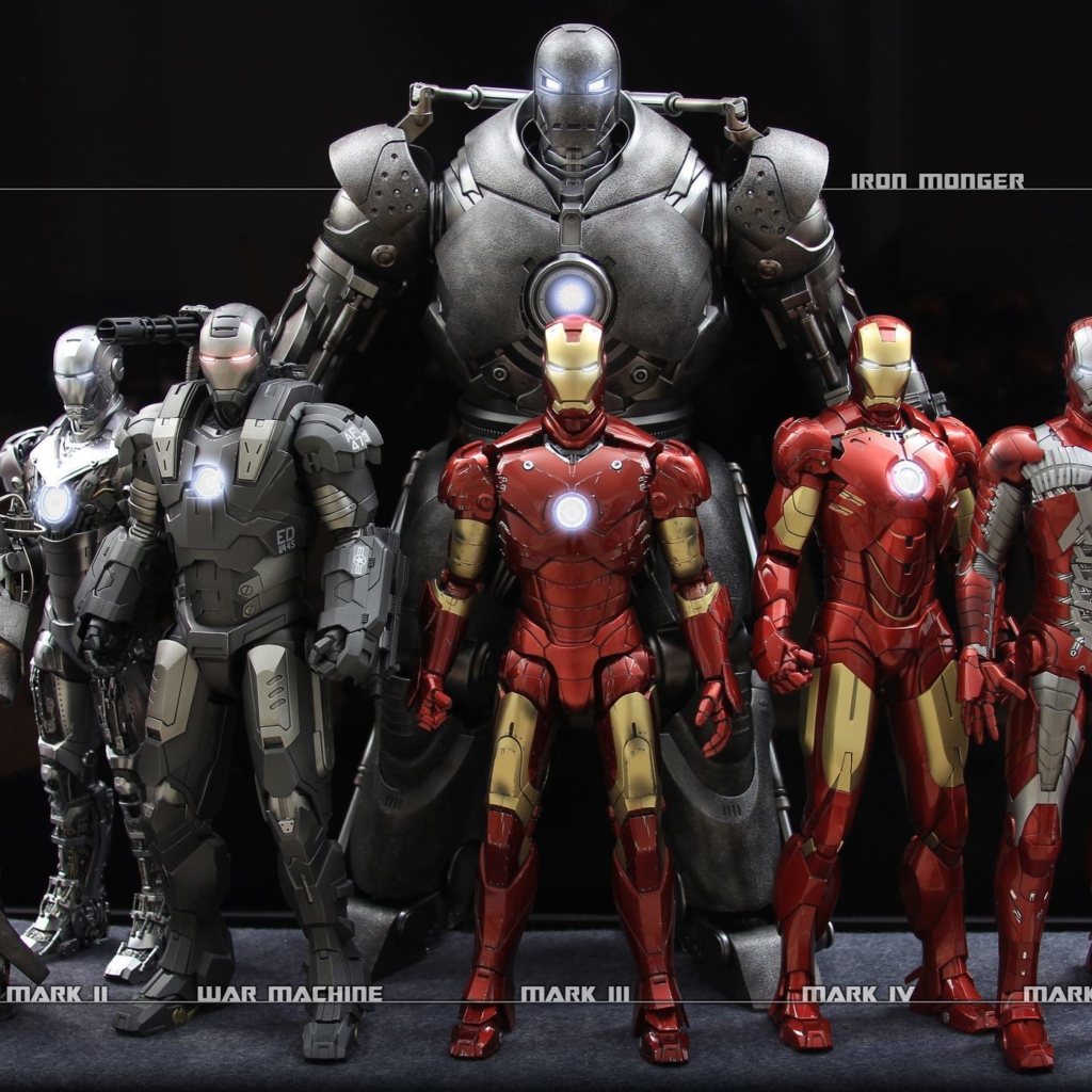 Fondo de pantalla Iron Man 1024x1024