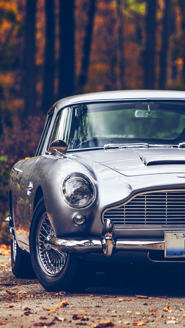 Aston Martin DB5 wallpaper 640x1136