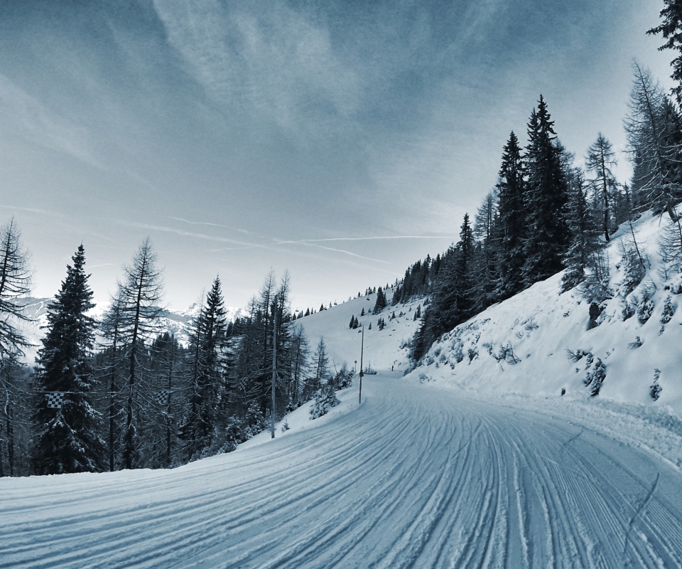 Screenshot №1 pro téma Winter Road 960x800