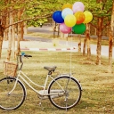 Party Bicycle wallpaper 128x128