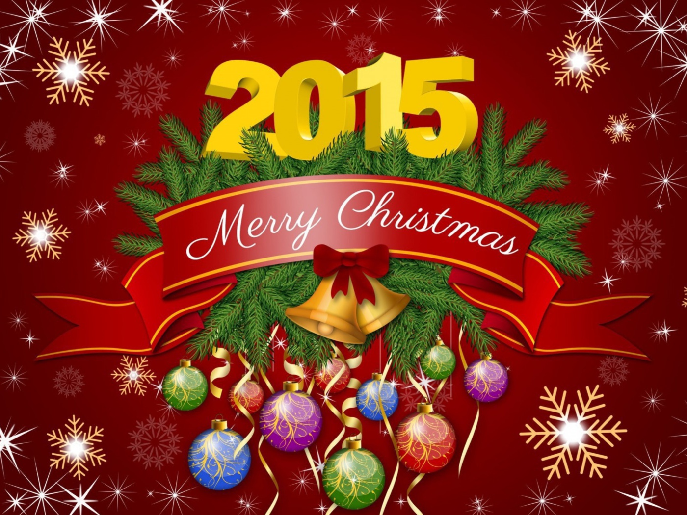 Sfondi New Year and Xmas 2015 1400x1050