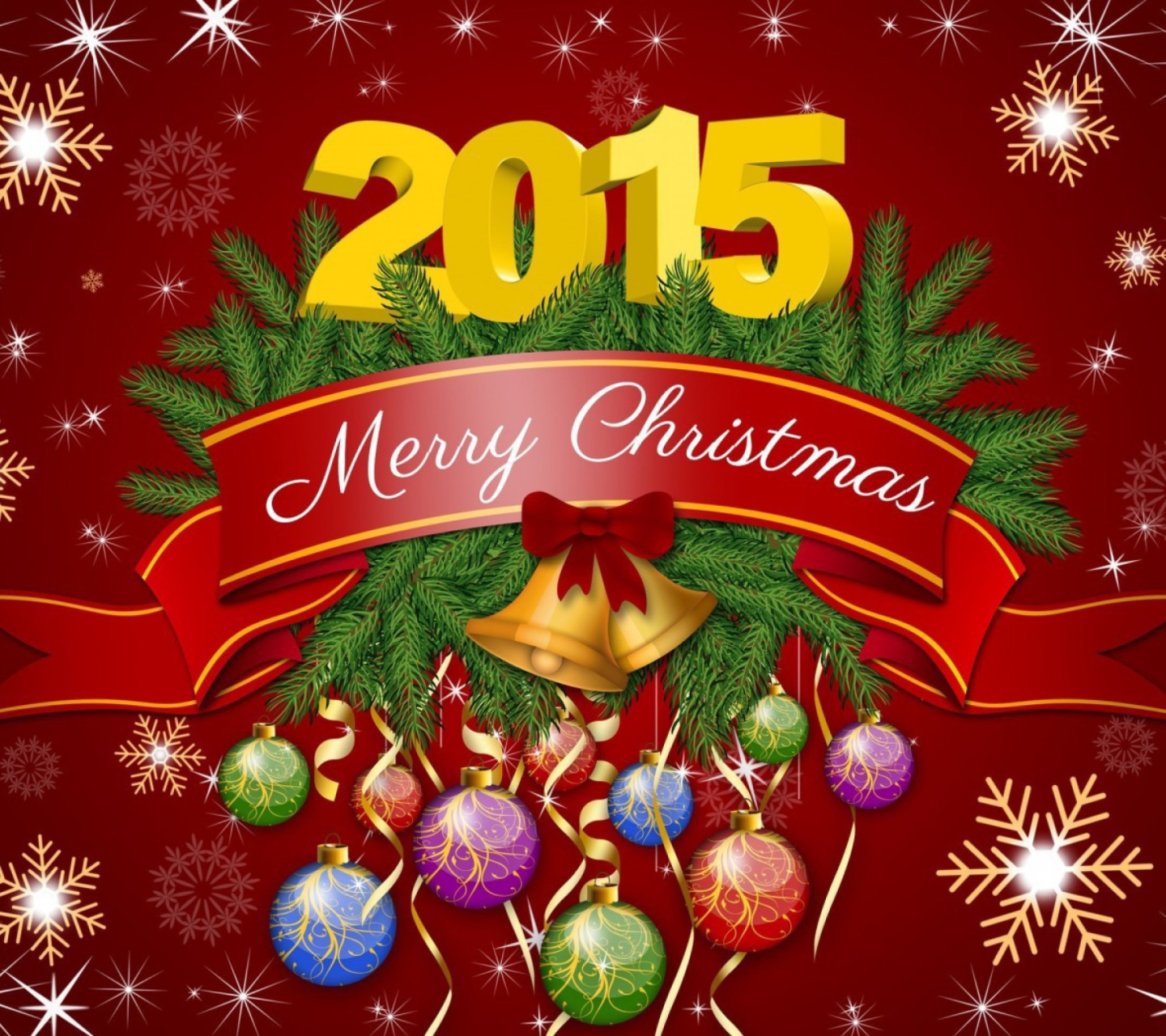 Sfondi New Year and Xmas 2015 1440x1280