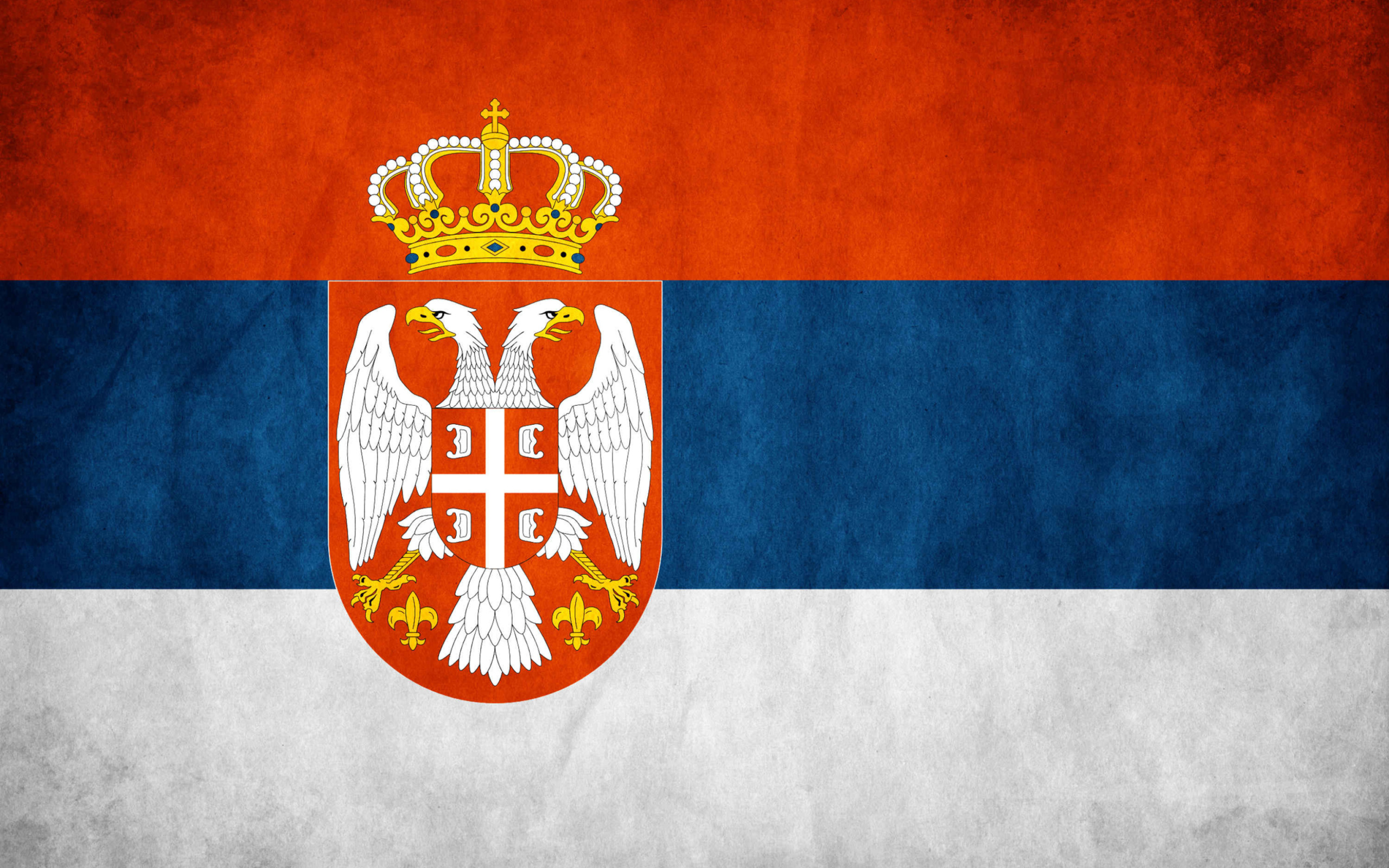 Das Serbian flag Wallpaper 2560x1600