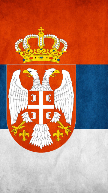 Das Serbian flag Wallpaper 360x640