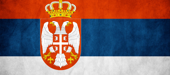 Fondo de pantalla Serbian flag 720x320