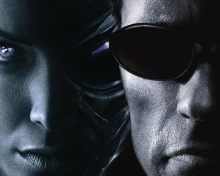 Das Terminator 3 Rise Of The Machines Wallpaper 220x176