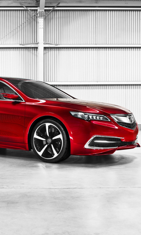 Acura TLX 2016 wallpaper 480x800