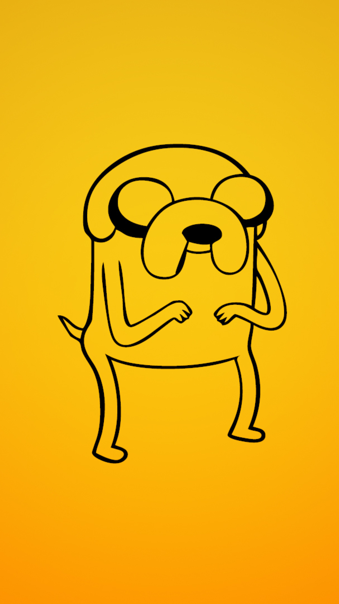 Das Jake From Adventure Time Illustration Wallpaper 1080x1920