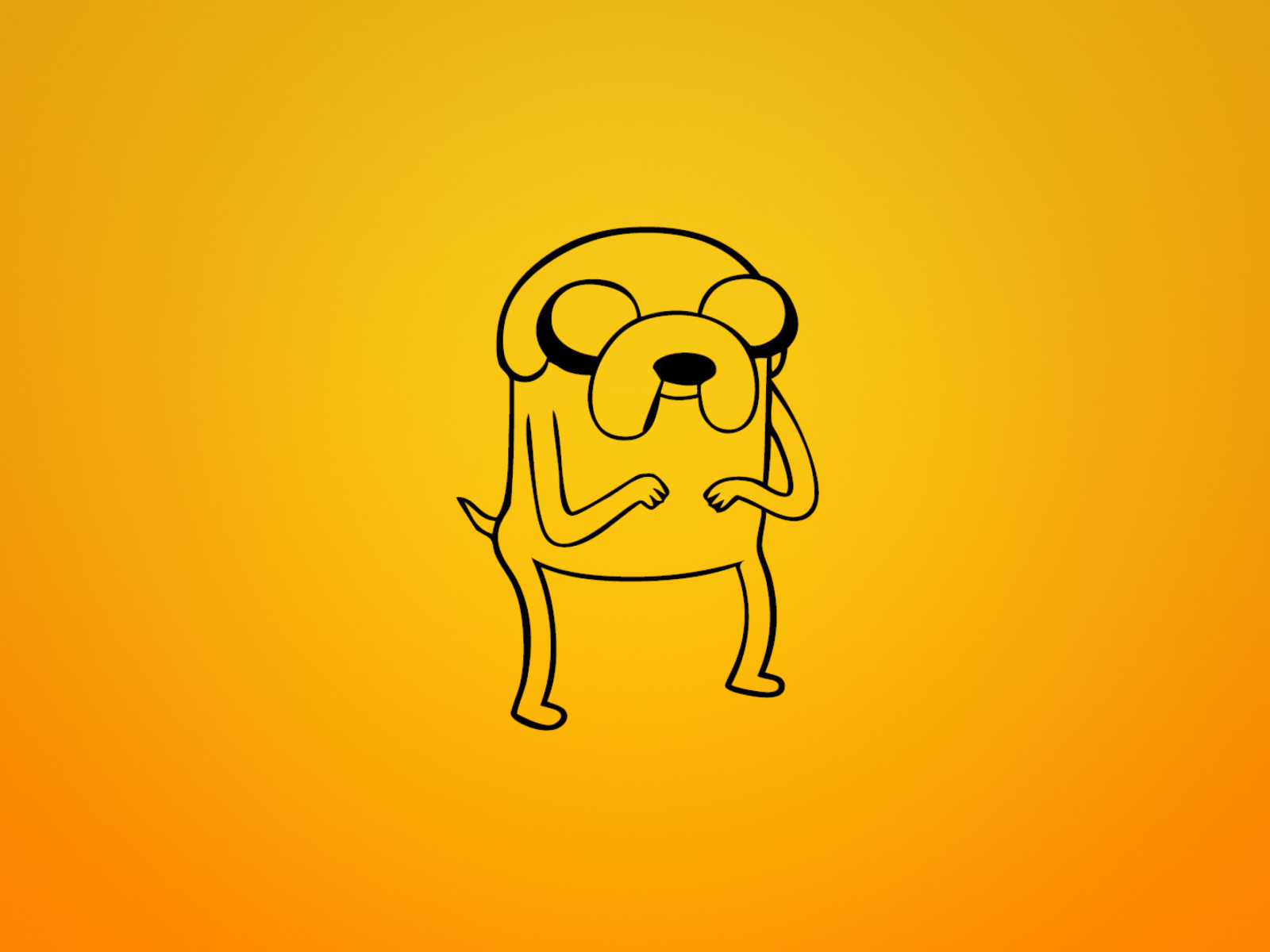 Screenshot №1 pro téma Jake From Adventure Time Illustration 1600x1200