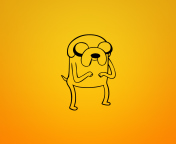 Jake From Adventure Time Illustration wallpaper 176x144