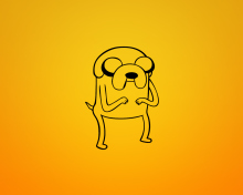 Jake From Adventure Time Illustration wallpaper 220x176