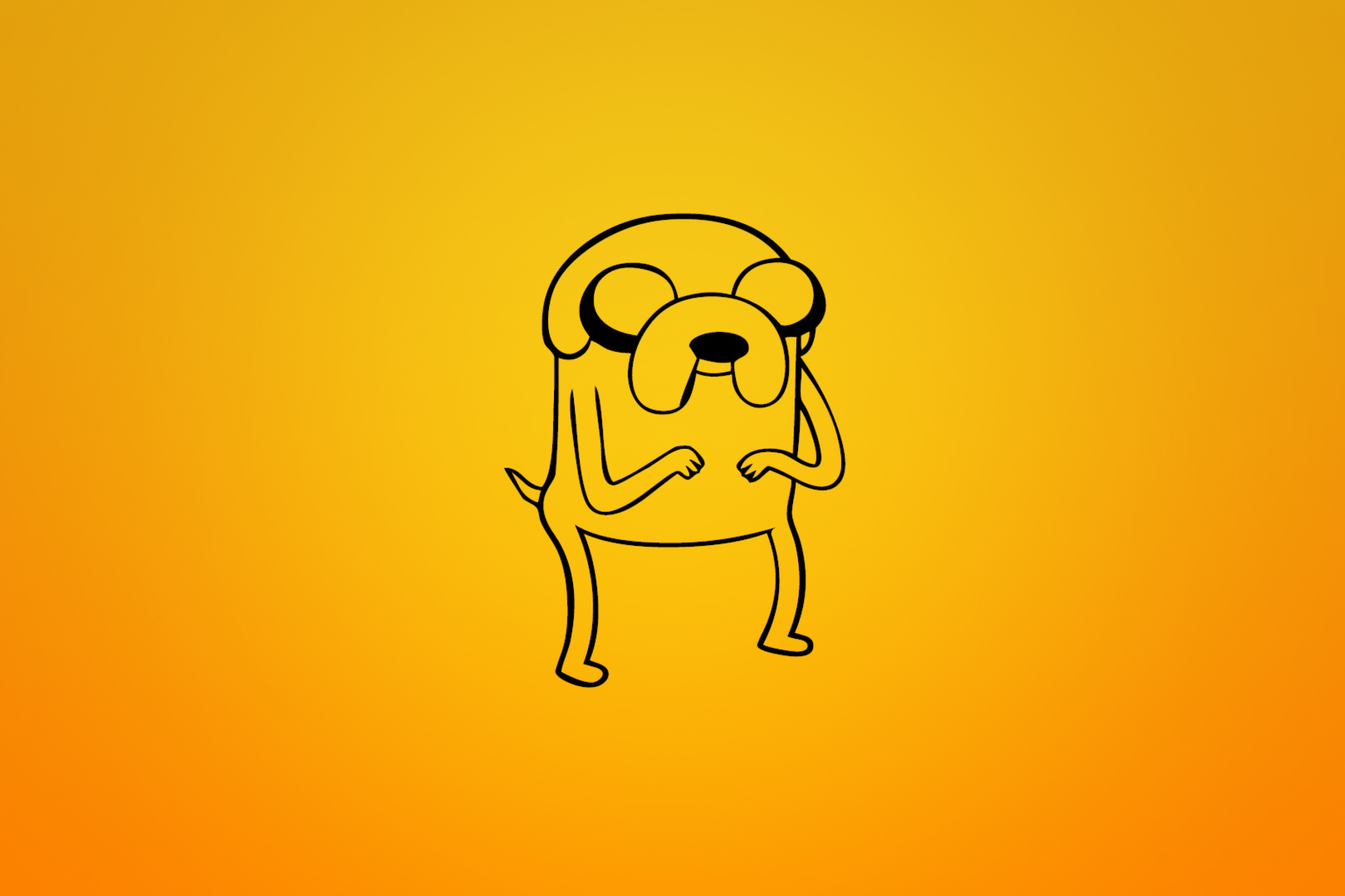 Fondo de pantalla Jake From Adventure Time Illustration 2880x1920