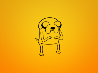 Jake From Adventure Time Illustration wallpaper 320x240