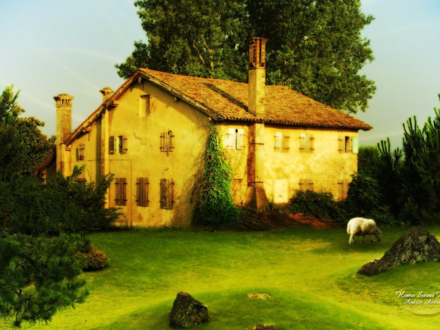 Das Village House Wallpaper 640x480
