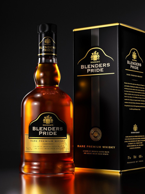 Das Blenders Pride Whisky Wallpaper 480x640