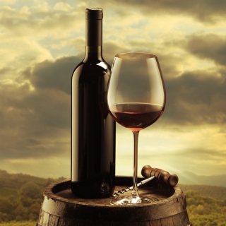 Red Wine And Wine Glass - Obrázkek zdarma pro 2048x2048