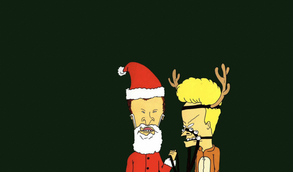 Sfondi Beavis And Butt-Head Christmas 1024x600