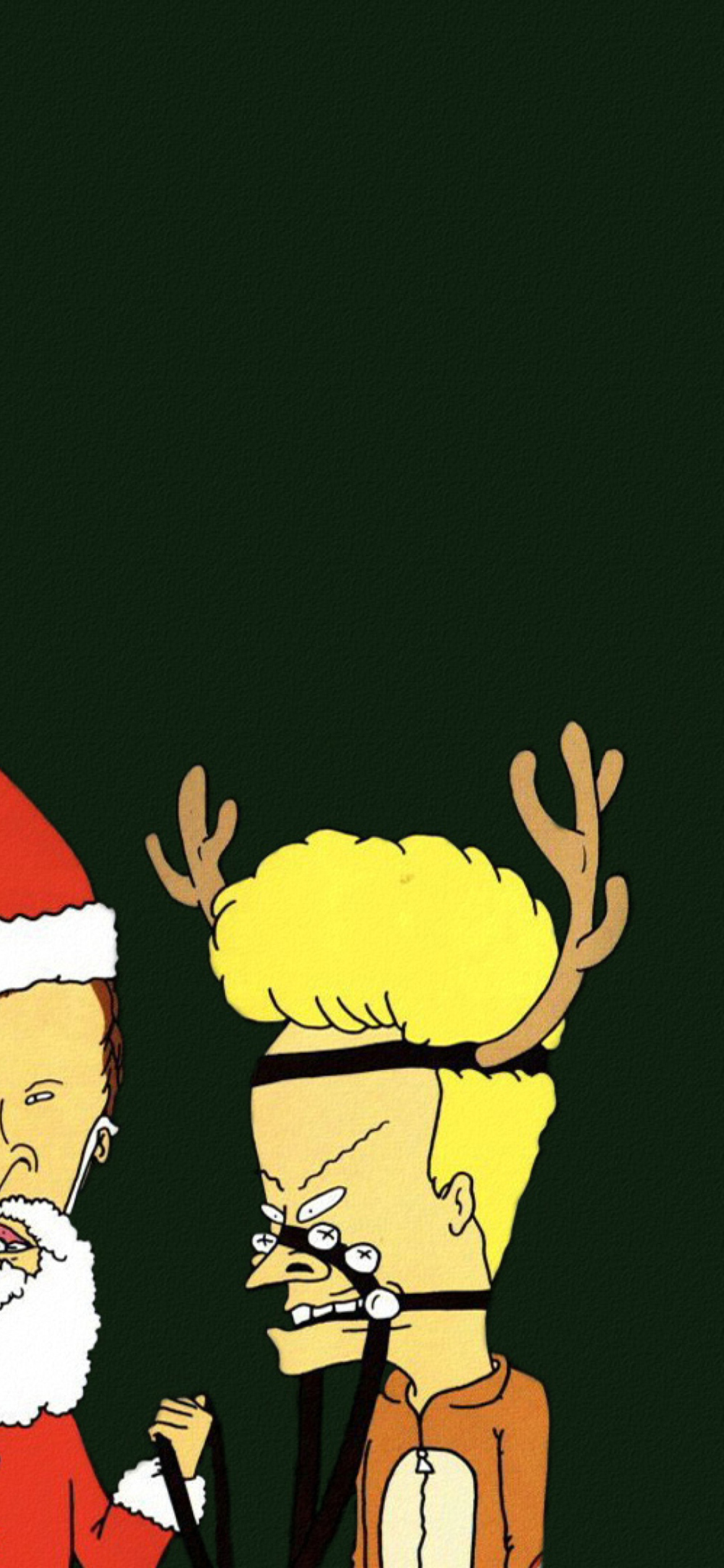 Beavis And Butt-Head Christmas wallpaper 1170x2532