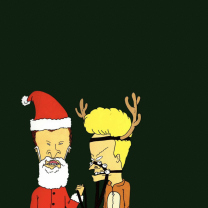 Обои Beavis And Butt-Head Christmas 208x208