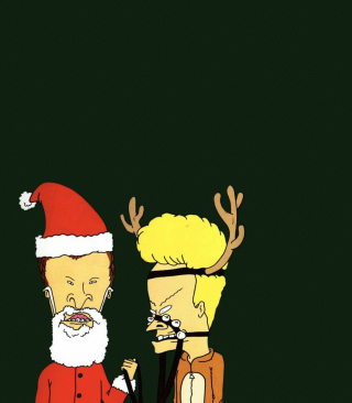 Kostenloses Beavis And Butt-Head Christmas Wallpaper für iPhone SE