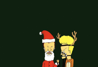 Beavis And Butt-Head Christmas Picture for Android, iPhone and iPad