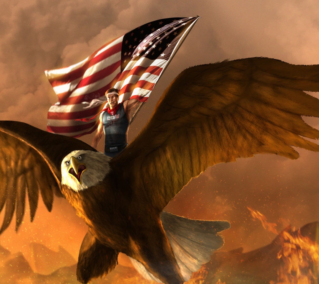 Sfondi USA President on Eagle 1080x960