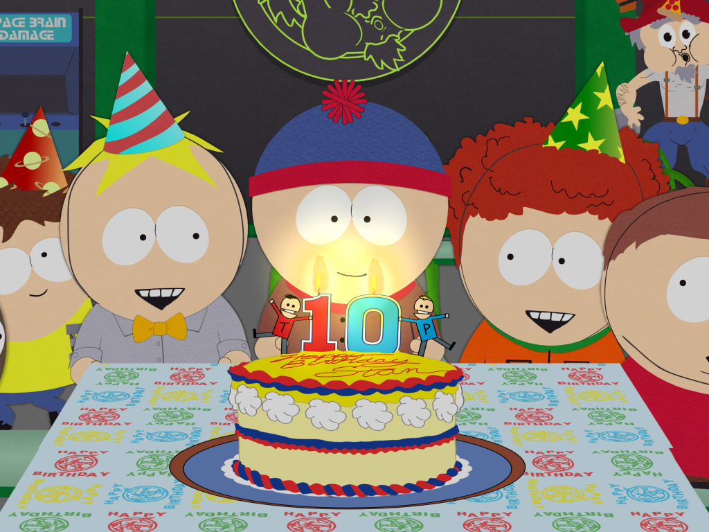 Sfondi South Park Season 15 Stans Party 1024x768