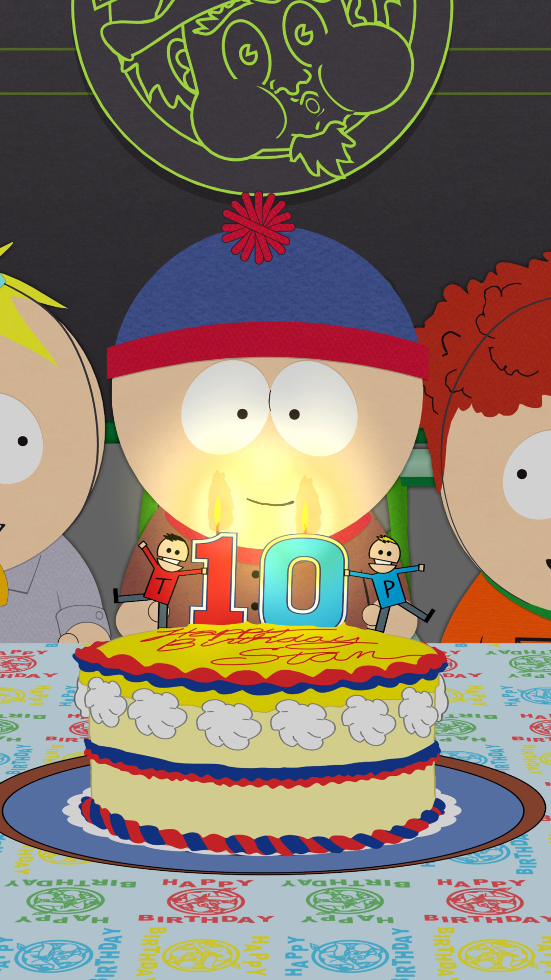 Sfondi South Park Season 15 Stans Party 1080x1920